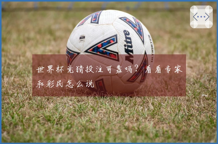 世界杯竞猜投注可靠吗？看看专家和彩民怎么说