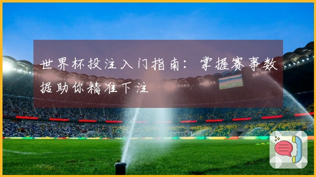 世界杯投注入门指南：掌握赛事数据助你精准下注